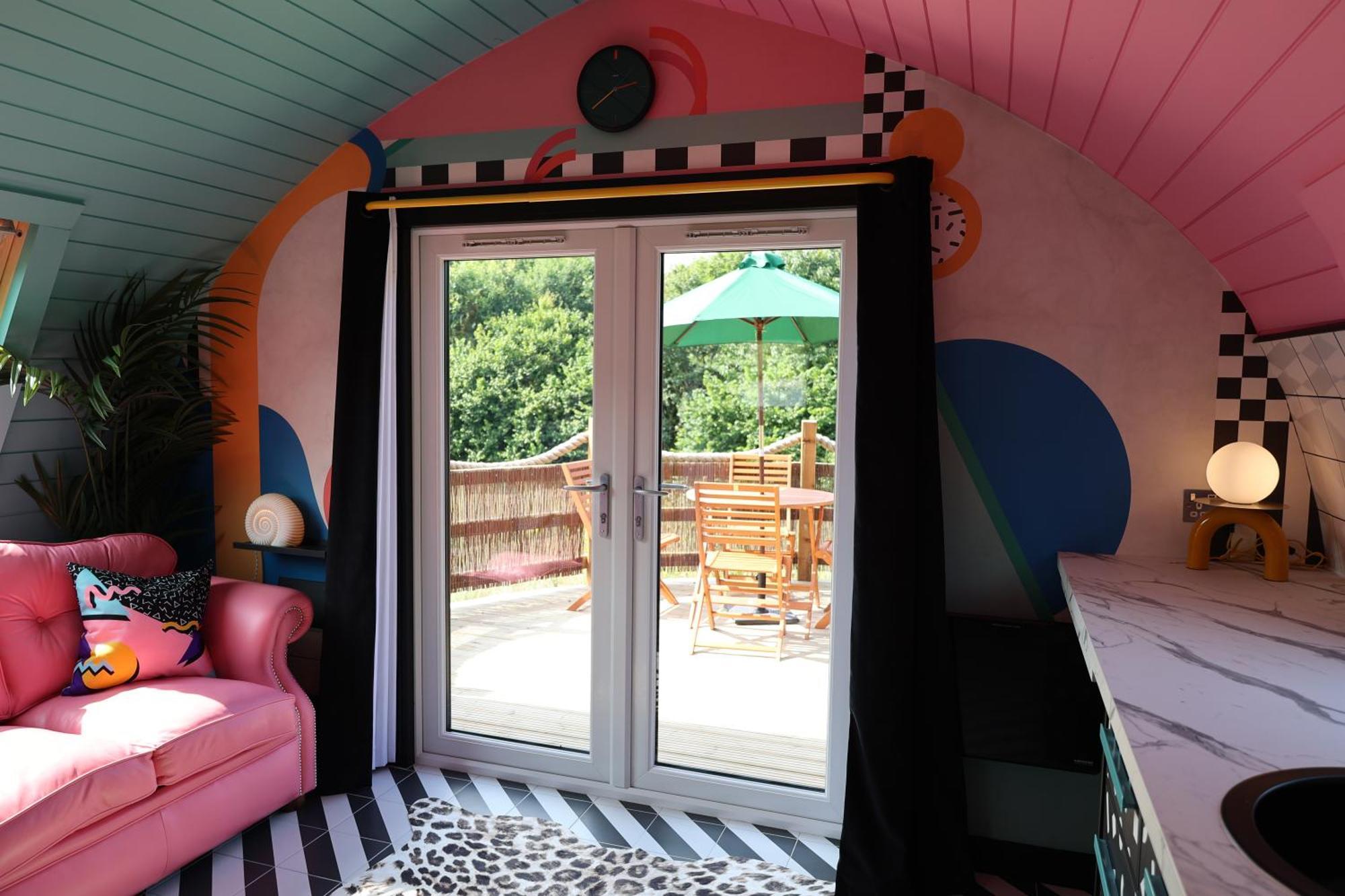 Ammonite Glamping Pod & Hot Tub Apartamento Hungerton Exterior foto